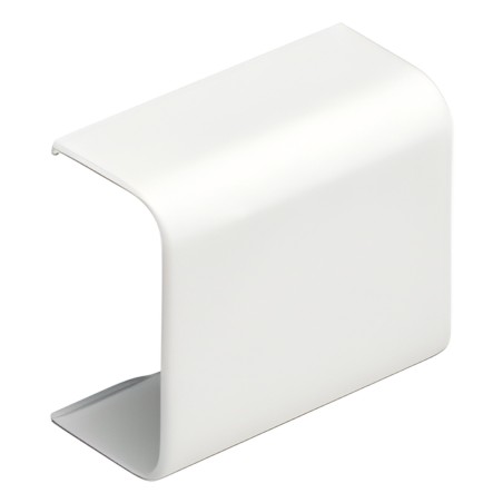 Unión recta, para uso con canaleta LD10, material ABS, Color Blanco Ma