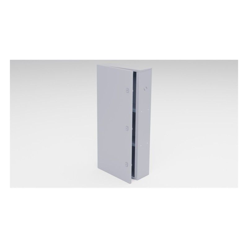 Gabinete para instalación de 3 Baterías , Fabricado en Lámina Galvaniz