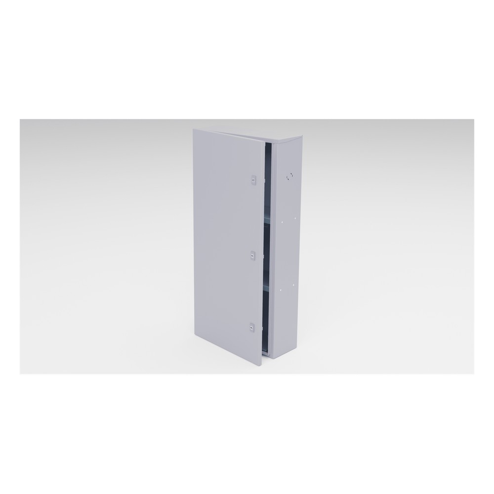 Gabinete para instalación de 3 Baterías , Fabricado en Lámina Galvaniz