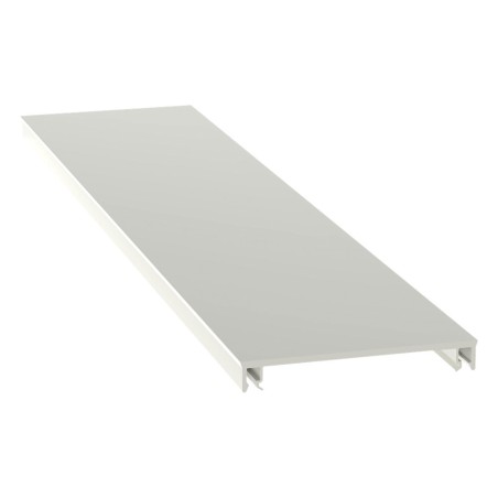 Cubierta para canaleta T-70, de PVC rígido, 70.1 x 9.1 x 2400 mm, Colo