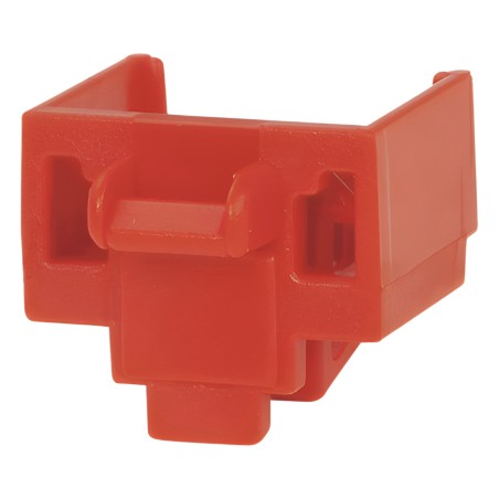 Kit de 10 Dispositivos para Bloquear Puertos Jack RJ45, Color Rojo, In