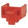 Kit de 10 Dispositivos para Bloquear Puertos Jack RJ45, Color Rojo, In