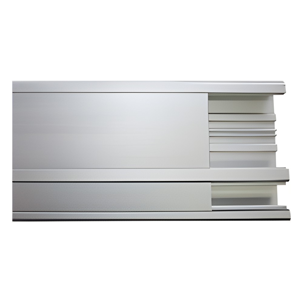 Canaleta de aluminio, 140 x 41 tramo 3m. (8501-80300)