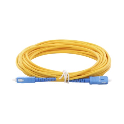 Jumper de Fibra Óptica Monomodo SC/UPC-SC/UPC Simplex de 6 Metros (19.