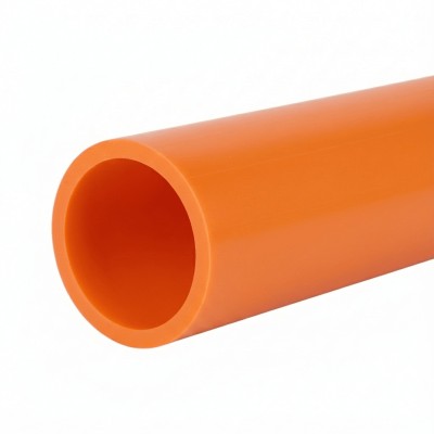 Ducto para Fibra Óptica 1" Liso RD11, Color Naranja Prelubricado, Roll