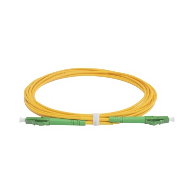 Jumper de Fibra Óptica Monomodo LC/APC-LC/APC Simplex de 3 Metros (9.8