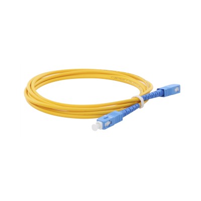 Jumper de Fibra Óptica Monomodo SC/UPC-SC/UPC Simplex de 2 Metros (6.5