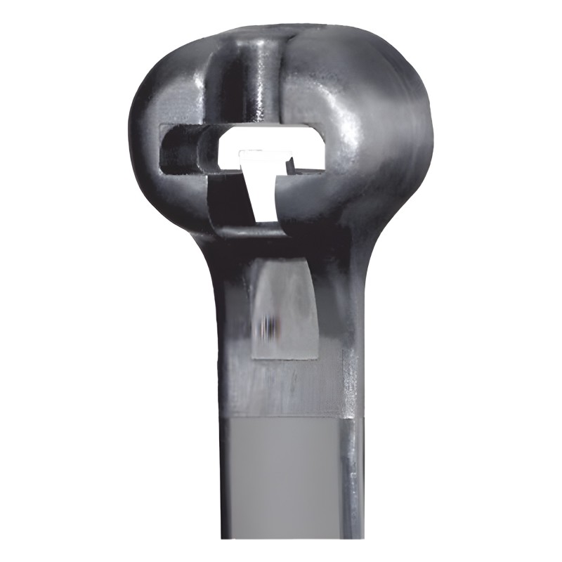 Cincho de Nylon 6.6 Dome-Top®, Con Lengüeta de Bloqueo de Acero Inoxid