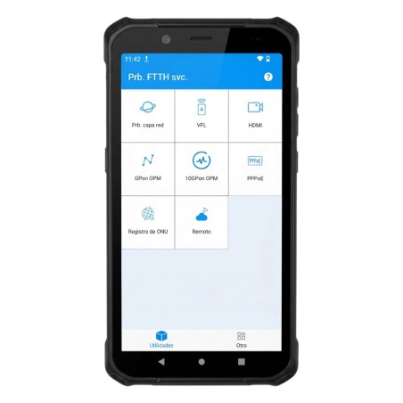 PDA Profesional Todo-en-Uno para Redes de Fibra Óptica / 2 Puertos 2.5