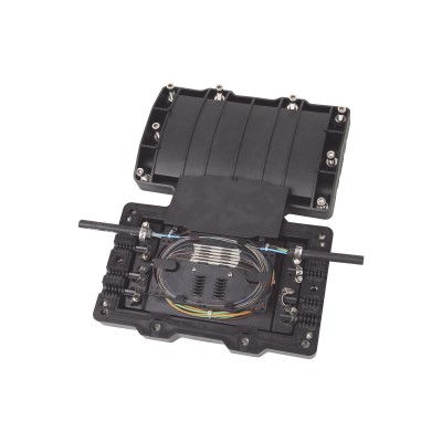 Caja de Distribución de Fibra Óptica Horizontal, hasta 48 Empalmes, Ex