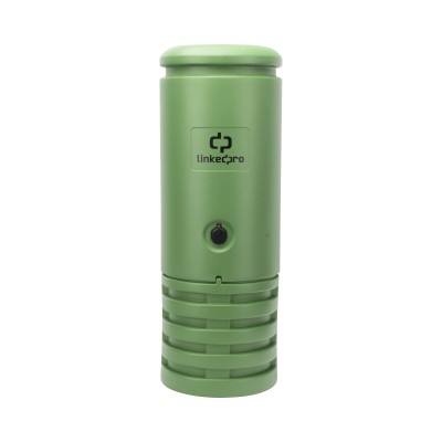 Pedestal para Cajas de Empalme de Fibra Óptica Cilíndrico Color Verde 