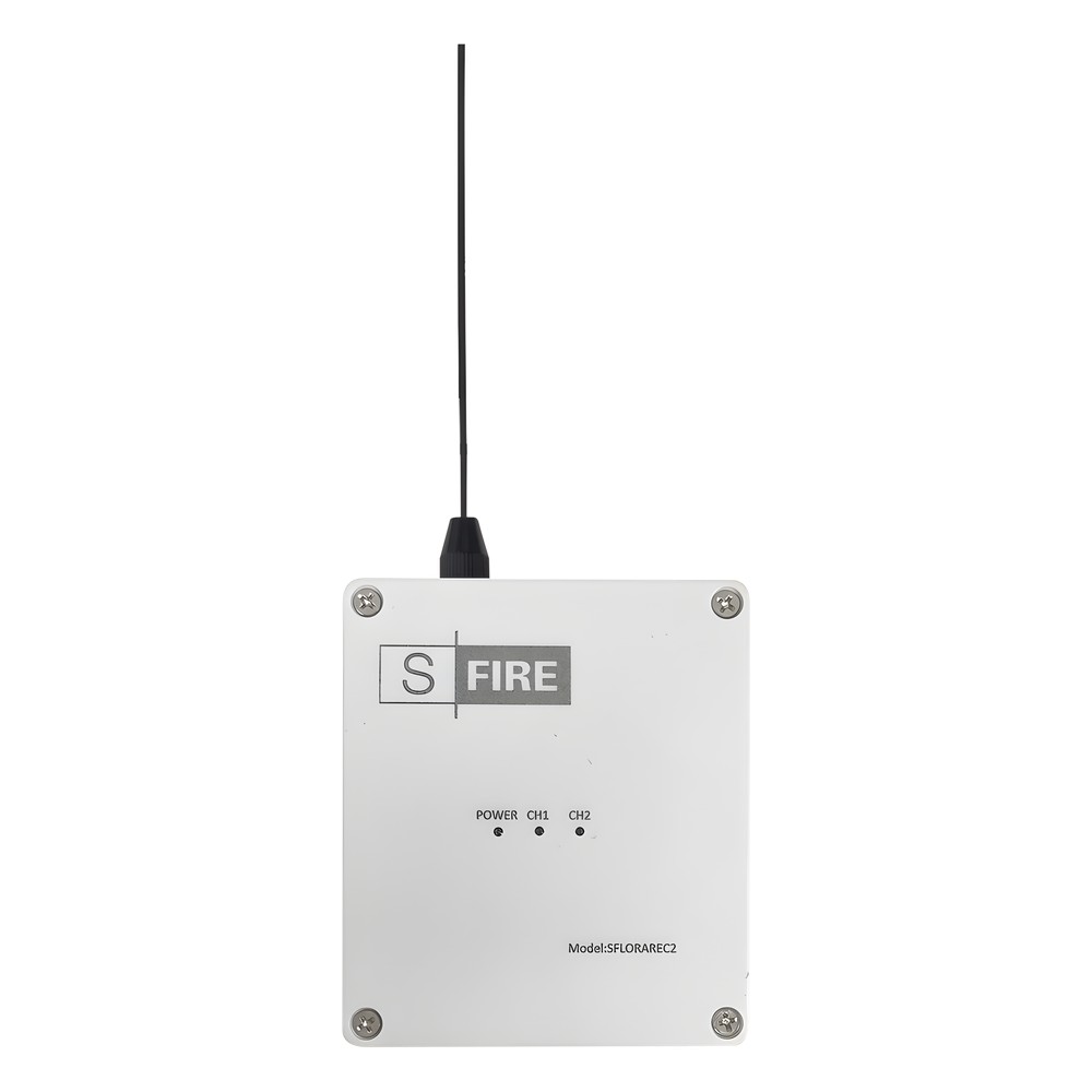 Receptor inalámbrico / 2500 metros de cobertura / 2 salidas de relevad