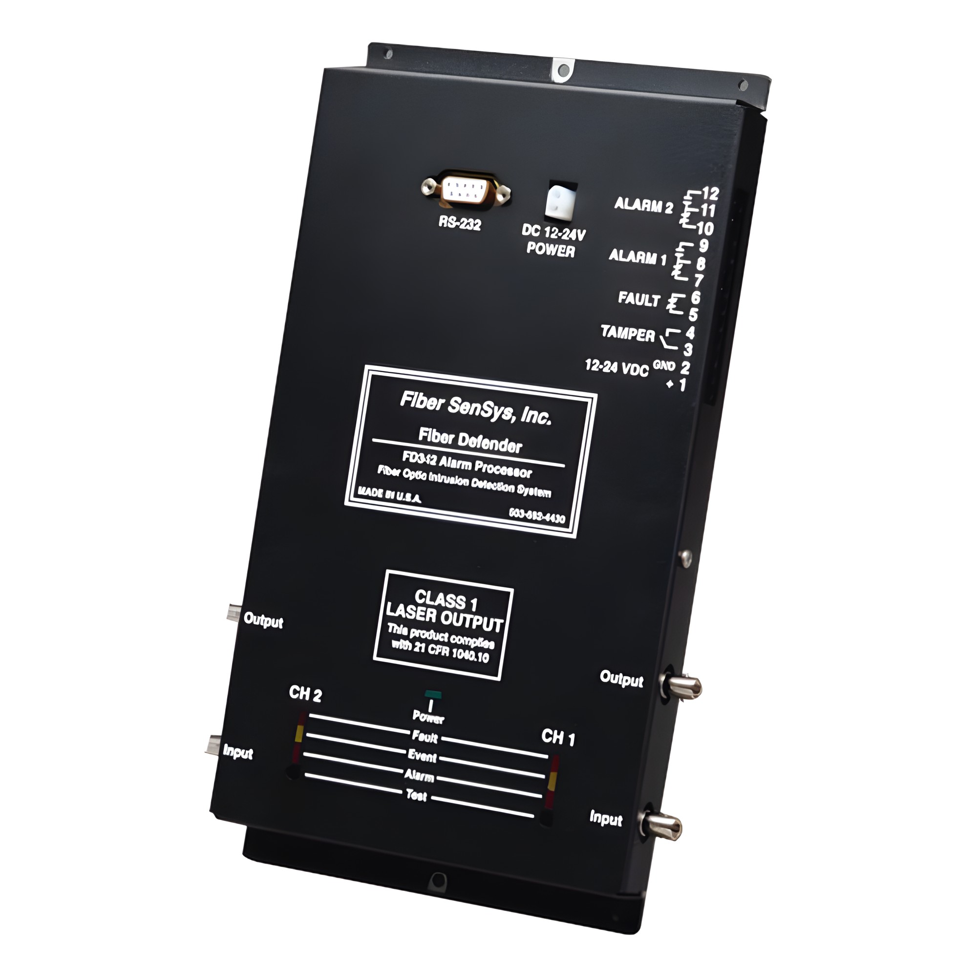 Sensor de Seguridad Perimetral de 1 Zona/Detección por Fibra Óptica Se
