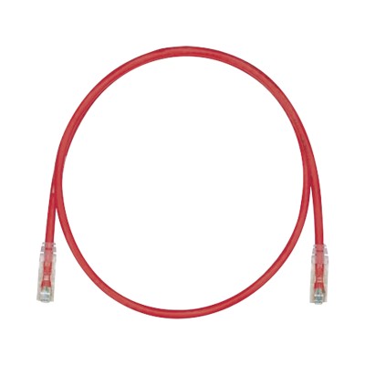 Cable de Parcheo TX6, UTP Cat6, 24 AWG, CM, Color Rojo, 4.88 Metros (1