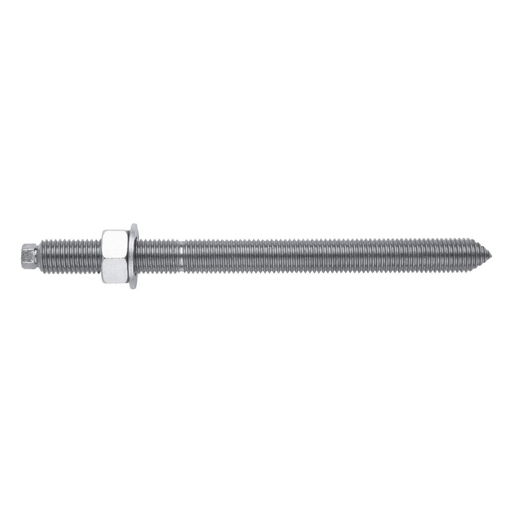 Esparrago químico galvanizado 12 x 160 mm.