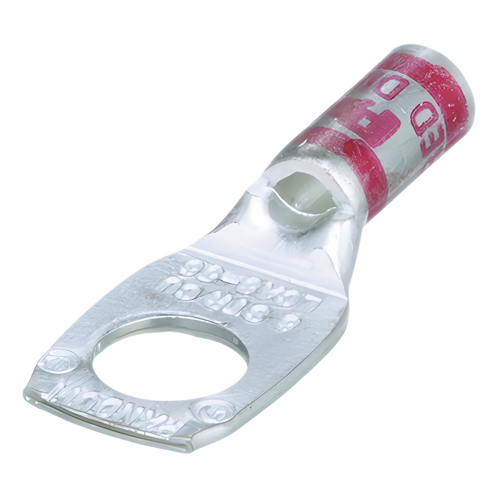 Zapata de compresión LCA8-56-L para cal. 8 Awg, Barreno para tornillo 