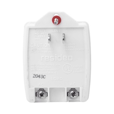 Transformador de Pared 9 Vca, 25 VA.