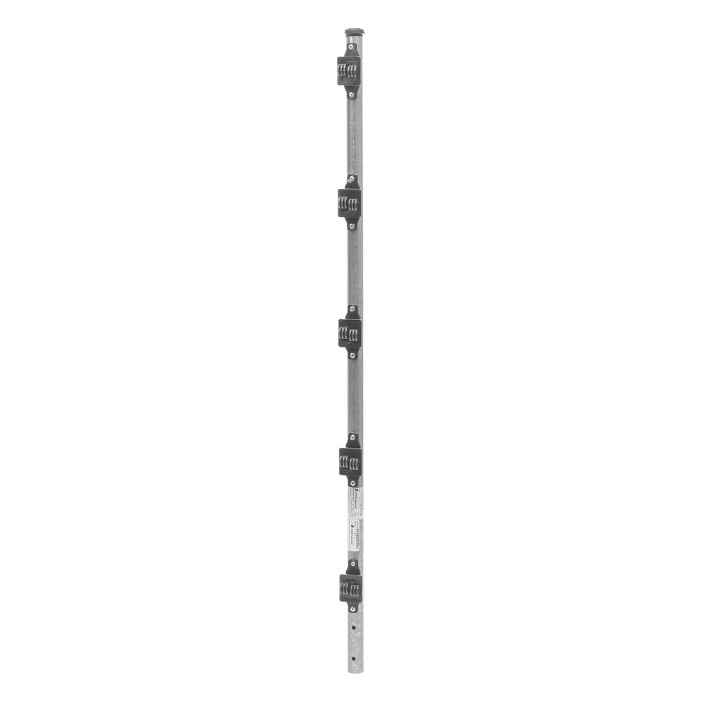 Poste de Paso de 1m para Cerca Electrificada de Tubo Galvanizado cal. 