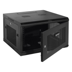 Gabinete Fijo para Montaje en Pared con Puerta Perforada, 6UR (600 x 3