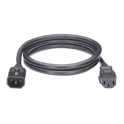 Cable de Alimentación Eléctrica Con Bloqueo de Seguridad, de IEC C14 a