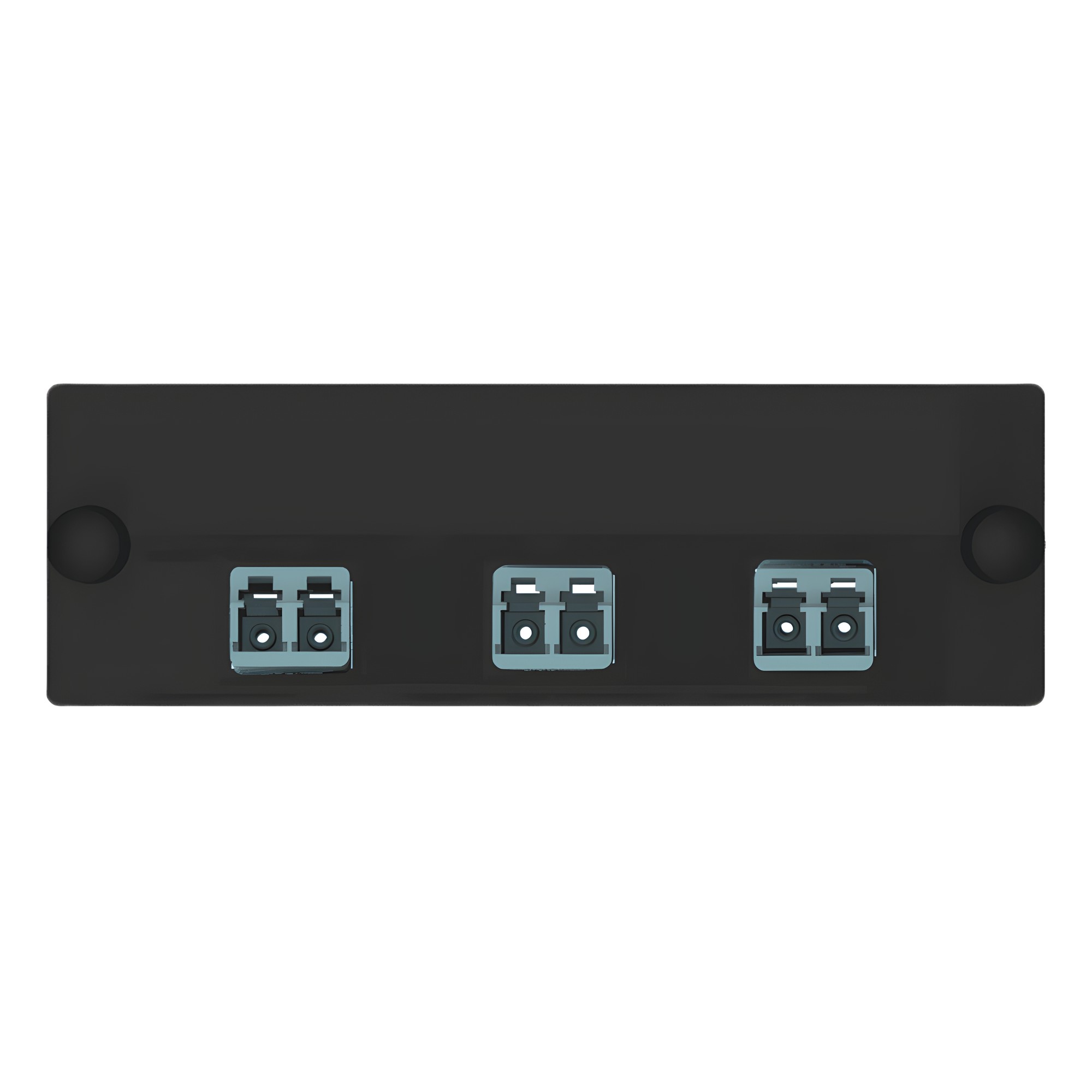 Placa Acopladora de Fibra Optica FAP, Con 3 Conectores LC Duplex (6 Fi