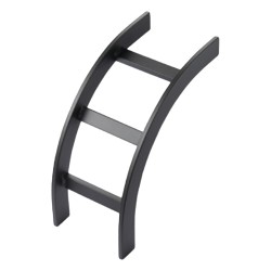Accesorio de Escalerilla Curva Vertical (Bajada) Exterior, 12 in de An
