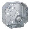 Caja Octagonal de 4" / Profundidad 1 1/2" / 6 Entradas de 3/4", 2 Entr