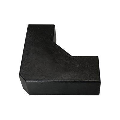 Sección en "L" Color Negro de PVC Auto Extinguible, Para Canaleta TMK-