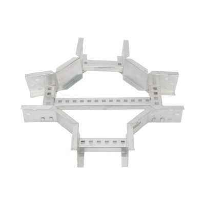 Derivación "X" Horizontal de Aluminio Perfil Z / Peralte 3 1/4" / Anch