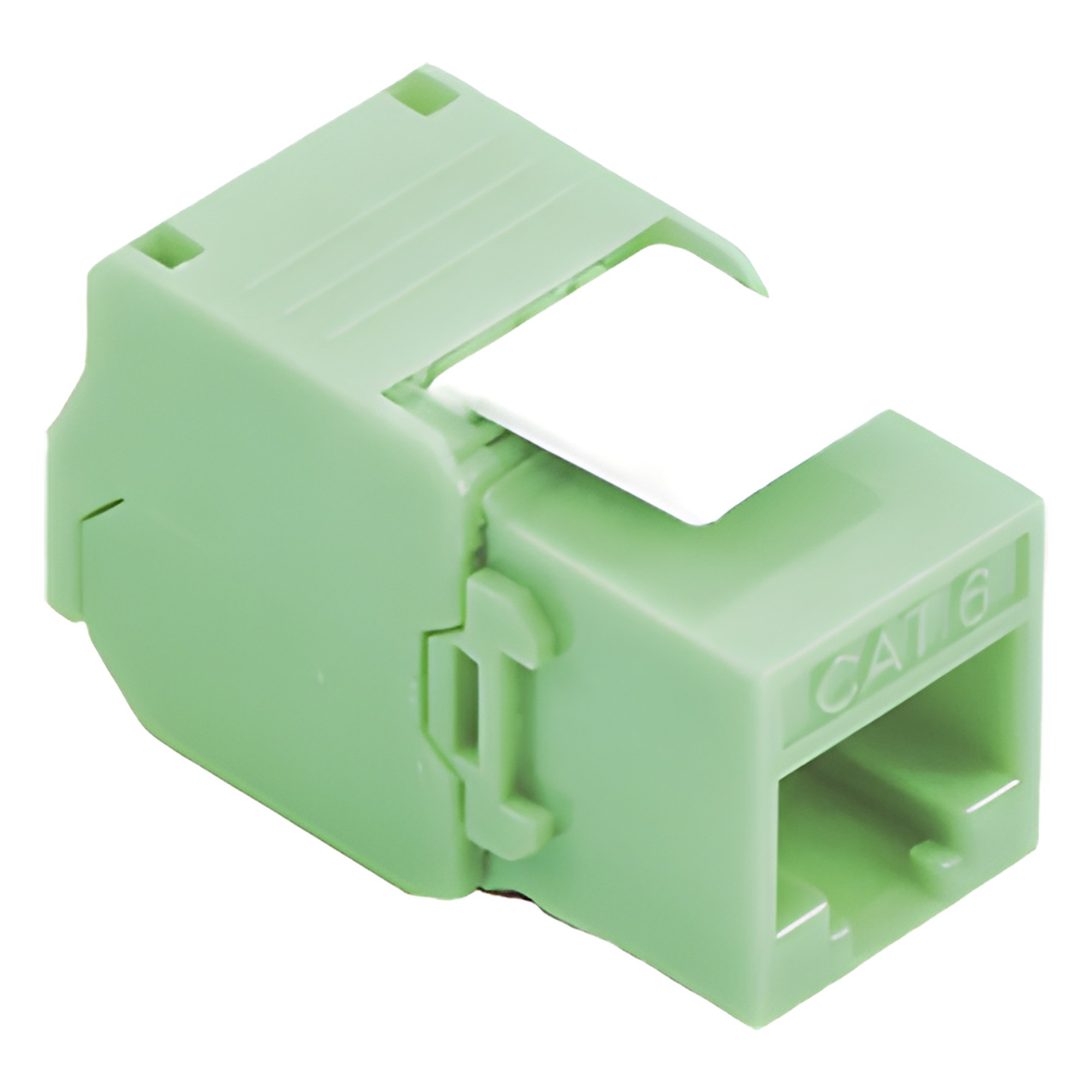 Módulo Jack Keystone Cat6A (Toolless), con Terminación en Ángulo 180 -