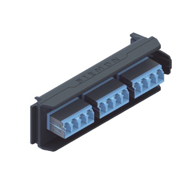 Placa Acopladora LightVerse, 6 Conectores Dúplex LC/UPC Shuttered, Ace