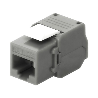 Módulo Jack Keystone Cat5e (Toolless), con Terminación en Ángulo 180 -