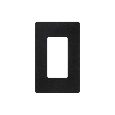 Tapa Color Negro Satin para interruptor o dimmer Lutron, 1 gang, limpi