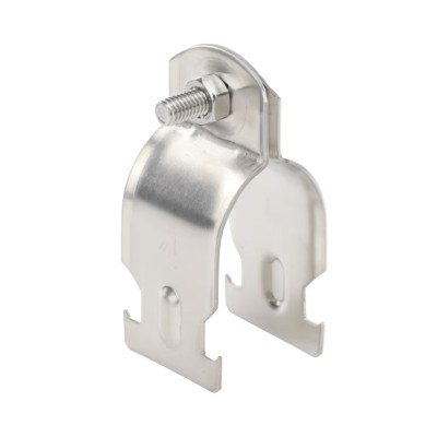 Abrazadera de Acero Inoxidable  de 1" Para Unicanal Tipo Strut