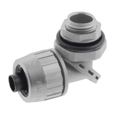 Conector Multi Posición de Nylon de 1/2" para Tubería Liquidtight Poly