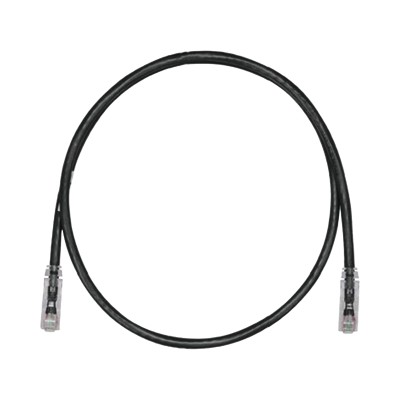 Cable de Parcheo TX6, UTP Cat6, 24 AWG, CM, Color Negro, 1.83 Metros (