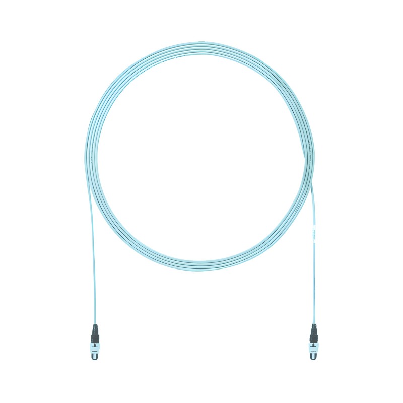 Cable de Interconexión de 12 Fibra Ópticas Multimodo OM4, Con Conector