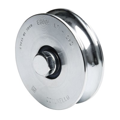 Rueda de 14 cm SIN Soporte / Soporta hasta 550 kg / Canal Tipo "U"