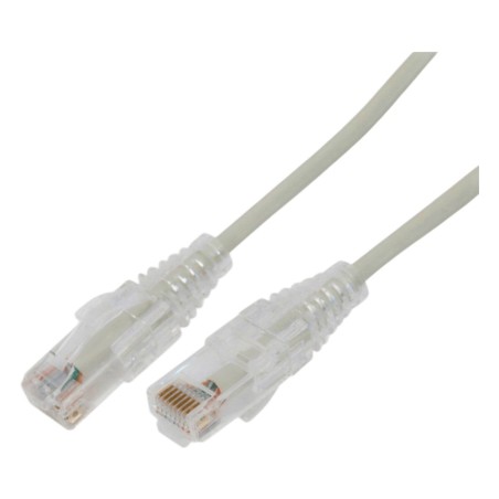Cable de Parcheo Slim UTP Cat6A - 5 Metros (16.40 Pies) Gris, Diámetro
