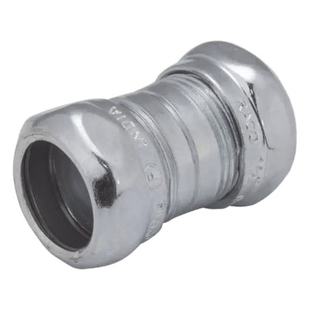Cople Compresión de Acero Galvanizado para Pared Delgada de 3/4" .