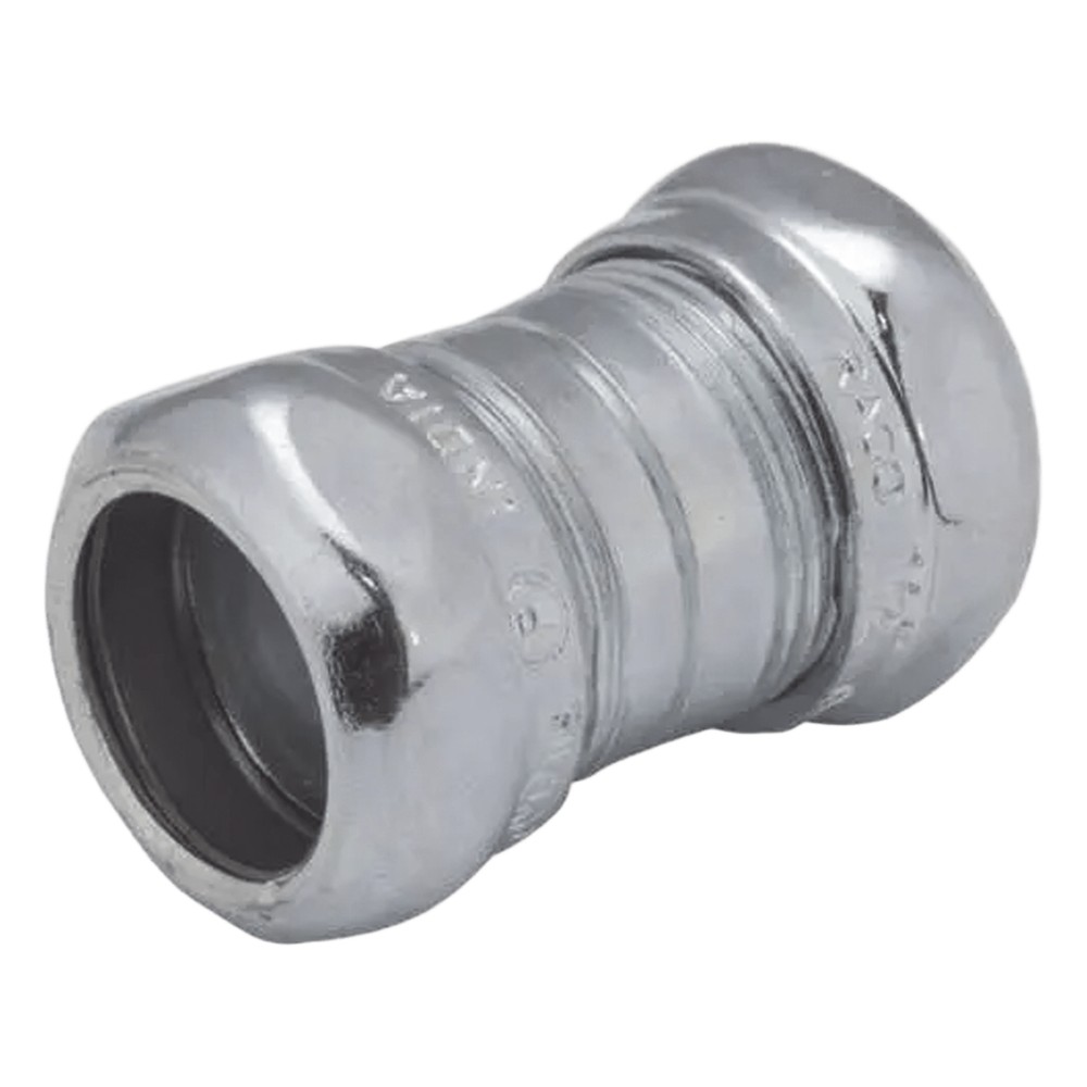 Cople Compresión de Acero Galvanizado para Pared Delgada de 3/4" .