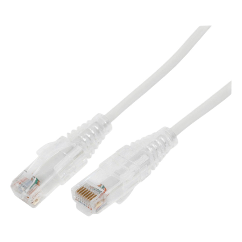 Cable de Parcheo Slim UTP Cat6A - 7 Metros (22.97 Pies) Blanco, Diámet