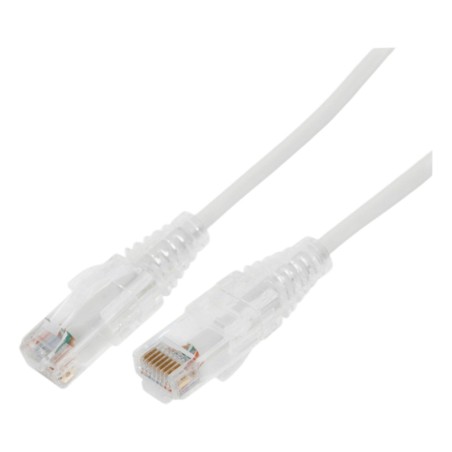 Cable de Parcheo Slim UTP Cat6A - 7 Metros (22.97 Pies) Blanco, Diámet
