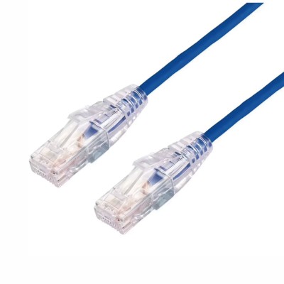 Cable de Parcheo Slim UTP Cat6A - 10 Metros (32.81 Pies) Azul, Diámetr