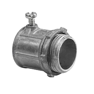 Conector de 1/2" para Tubo Pared Delgada con Tornillos Opresores.