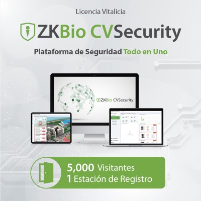 Licencia para ZKBio CVsecurity permite la gestion de 5 mil visitantes 
