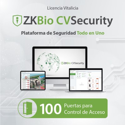 Licencia para ZKBio CVsecurity permite gestionar hasta 100 puertas par