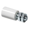 Rodillo de Nylon 30mm / Con Cuerpo de Acero Galvanizado Resistente a l