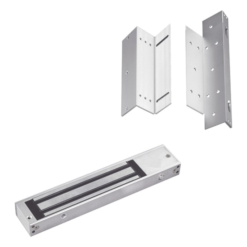 Kit para control de acceso incluye Chapa magnética de 600Lbs / Montaje