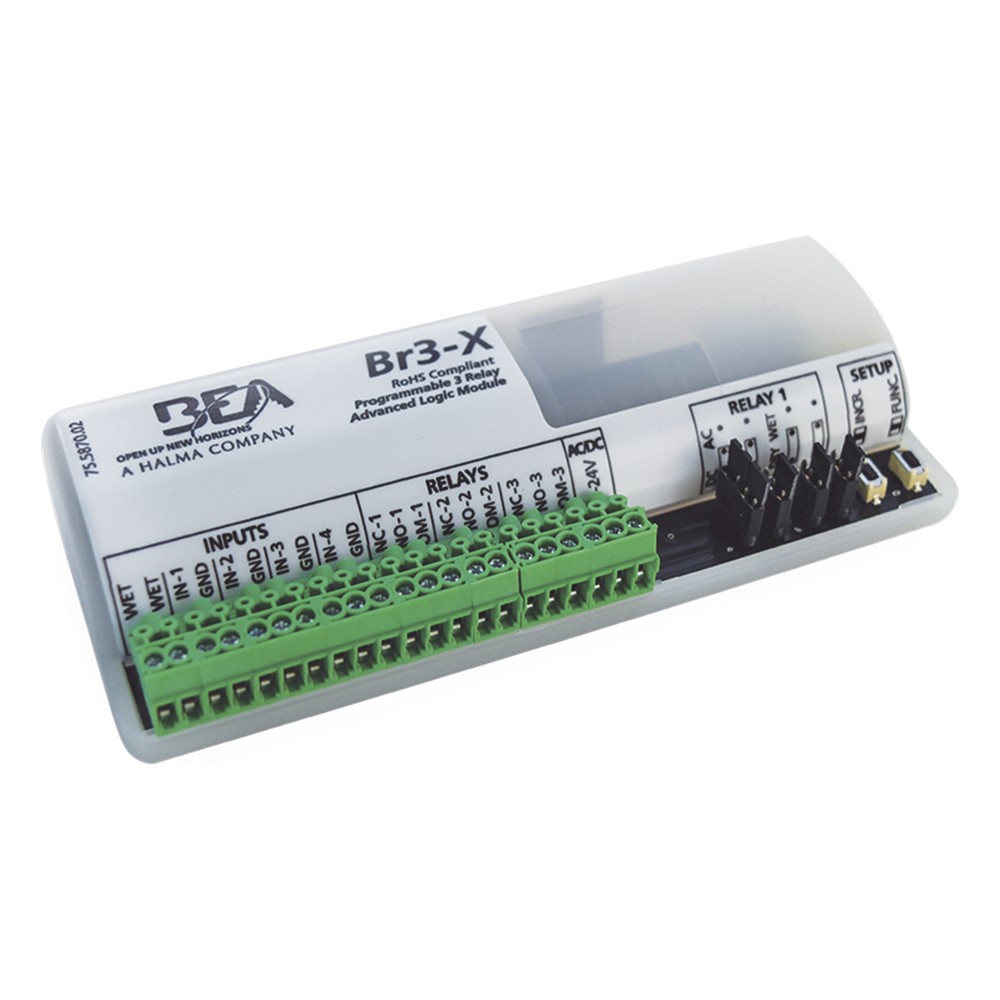 MODULO PROGRAMABLE CON 3 SALIDAS DE RELEVADOR / 5 ENTRADAS / 13 FUNCIO